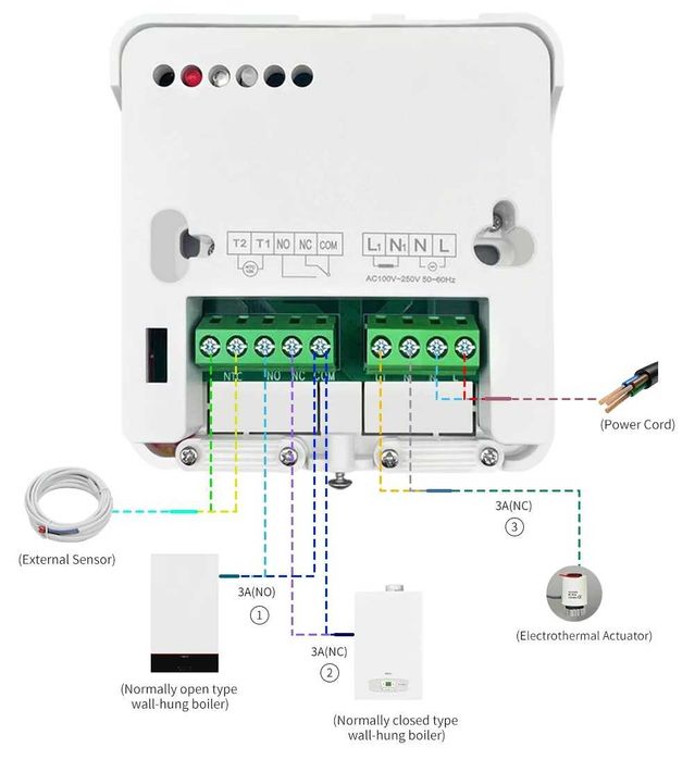 Безжичен WiFi Smart термостат за отопление