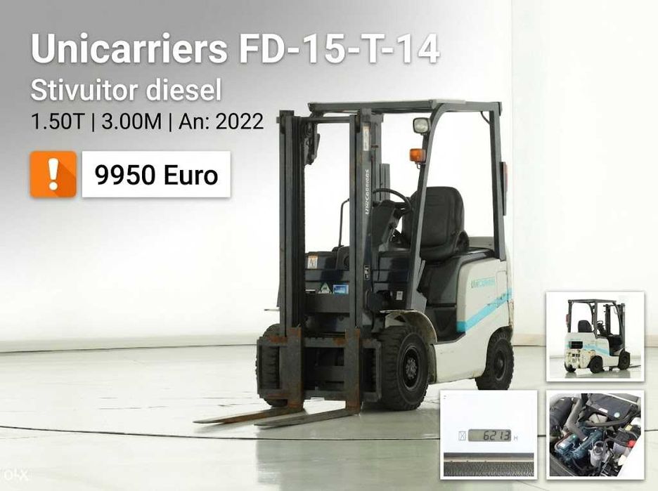 OCAZIE: Stivuitoare Diesel Import | Stare Top de la 7900 Euro | Rate