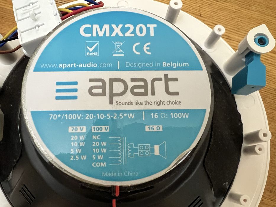 Встраиваемая акустика Apart CMX20T