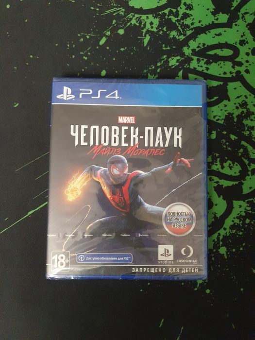 Человек паук на пс4 запечатанный, Spider man ps4 new