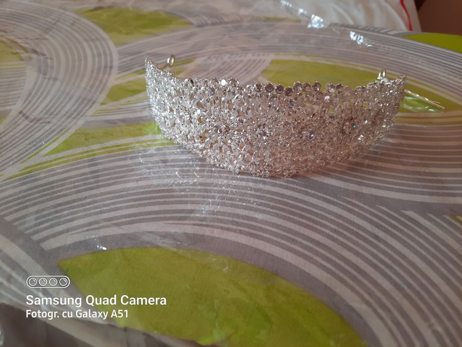 Set mireasa diadema,
