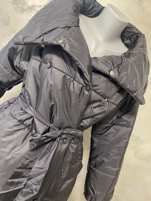 Geaca lunga cu cordon S - M calitativa