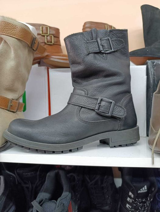 Сапоги замшевые Zara