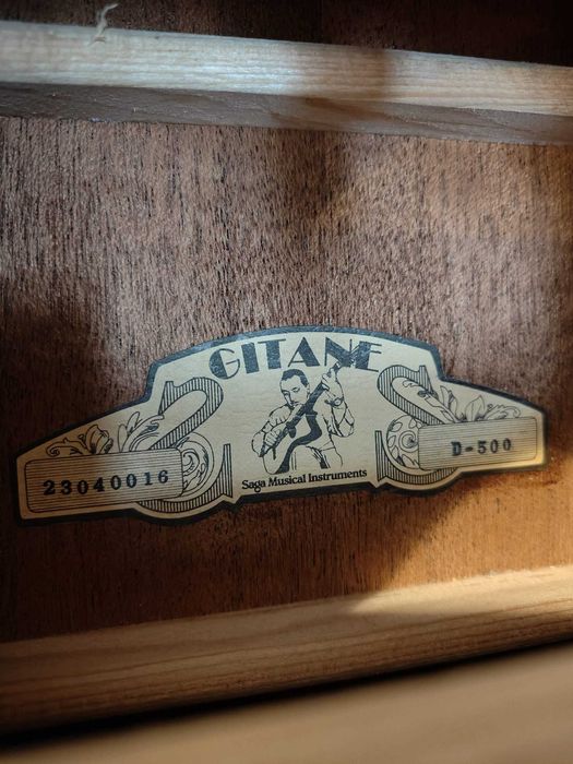 Chitara jazz manouche Gitane D-500 - Grande Bouche Django Gypsy Jazz Guitar