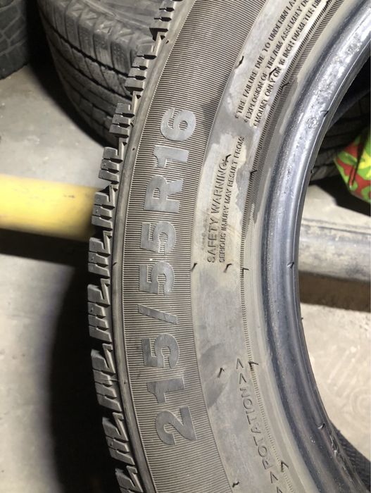 Резина 215/55/16 Triangle ice linX