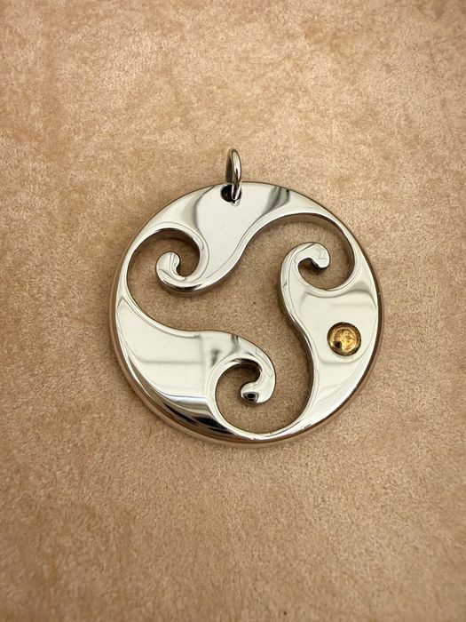 Pandantiv Morellato, otel inoxidabil - motiv celtic Triskelion (colectia Cult)