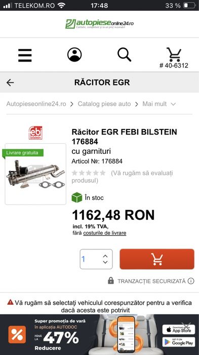 Racitor egr  FEBI BILSTAIN