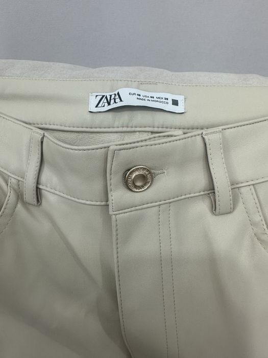 Брюки кож.зам. Zara