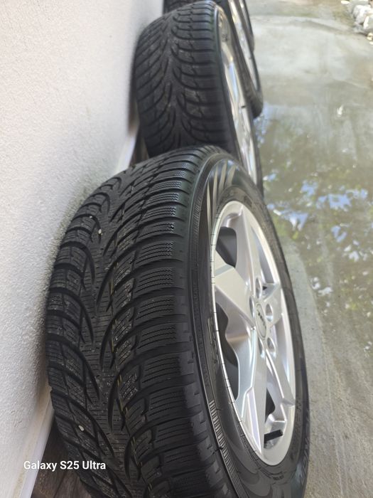 Джанти с гуми 5×112/16 цола vw golf pasat sharan touran kadi