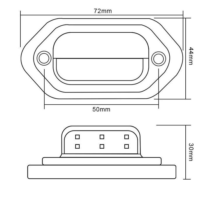 плафон за осветление номер на  мпс  2 бр/кт vertex 76302