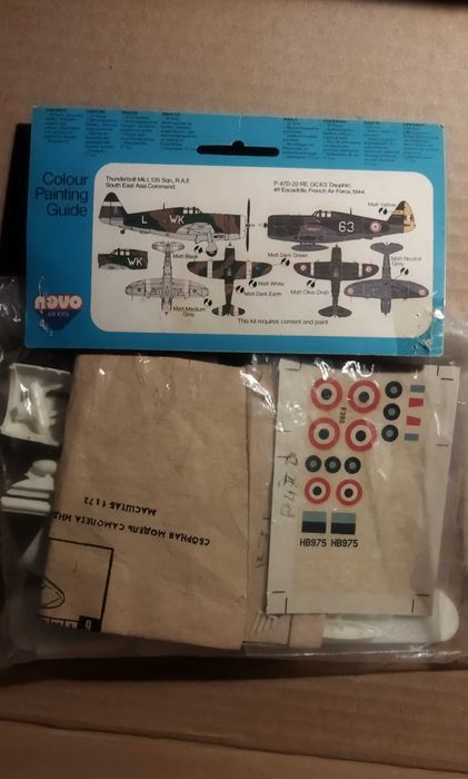 модель самолёта Тандерболт 1/72 NOVO наглядное пособие в клуб ют