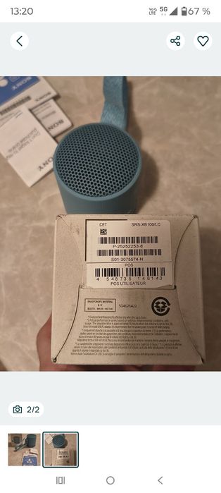 SONY XB100 BT boxă bluetooth pairing system impecabila