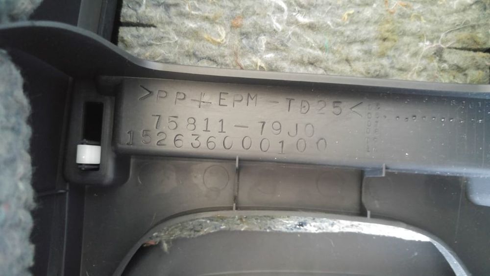 consola centrala fiat sedici 16 dupa 2006 75811-79j0