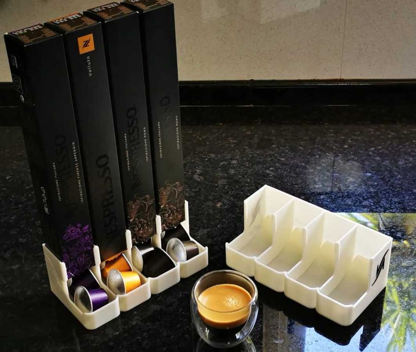 Suport capsule pentru espressor Nespresso, Dolce Gusto, Tassimo 3D