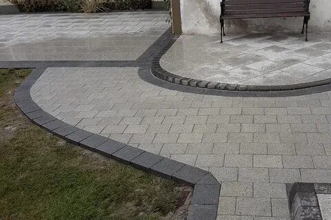 Укладка брусчатки и бордюры