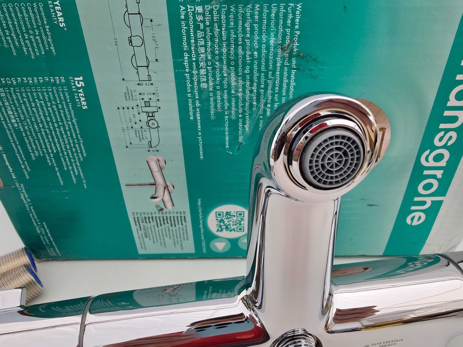 Baterie cada / dus termostatata Hansgrohe Ecostat 1001 CL