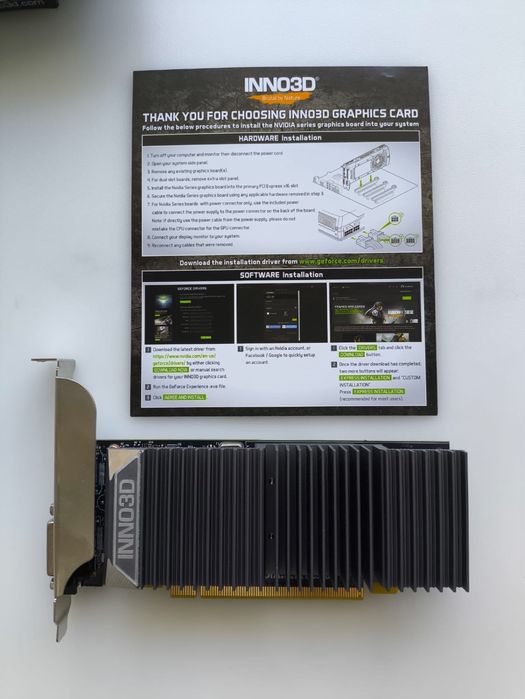 ВидеокартаGeforce GT1030 2гб