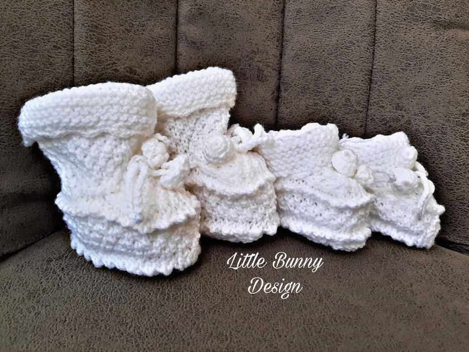 Ръчно плетени шушони/бебешки терлички