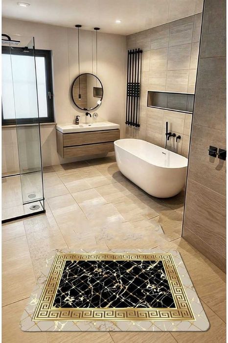 Коврик для ванной и туалета, силиконовый влагопоглощающий коврик