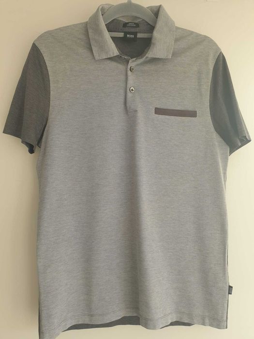 Мъжка тениска тип polo BOSS – оригинал