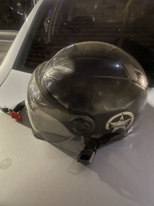 Шлем мопед мотоцикл