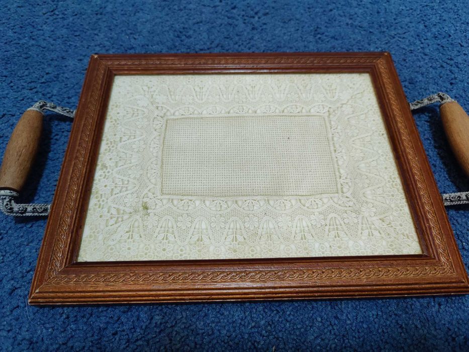 Tava decorativa lemn