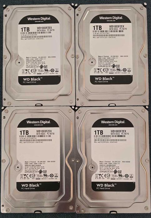 HDD WD Black 1TB, 100% Health, 100%Performance, pret/buc.
