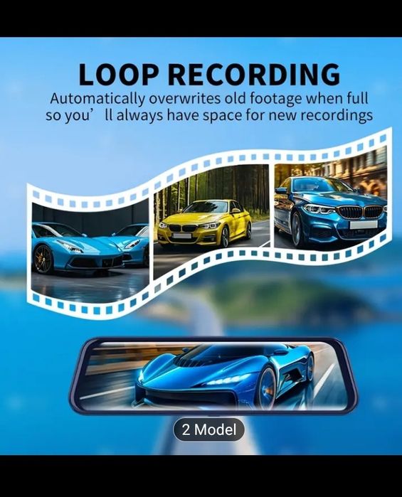 Oglinda auto dual camera