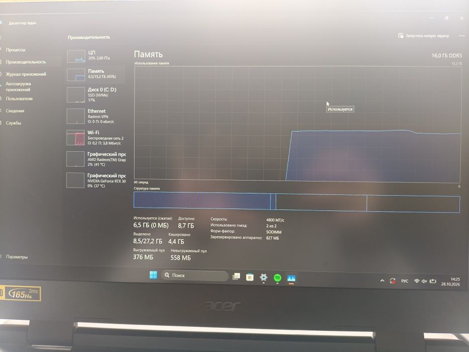 Продам ноутбук Acer nitro 5