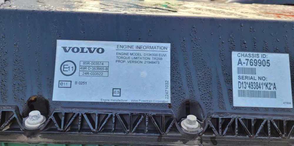 Motor complet camion Volvo FH FM D13 460 480 500CP componente motor