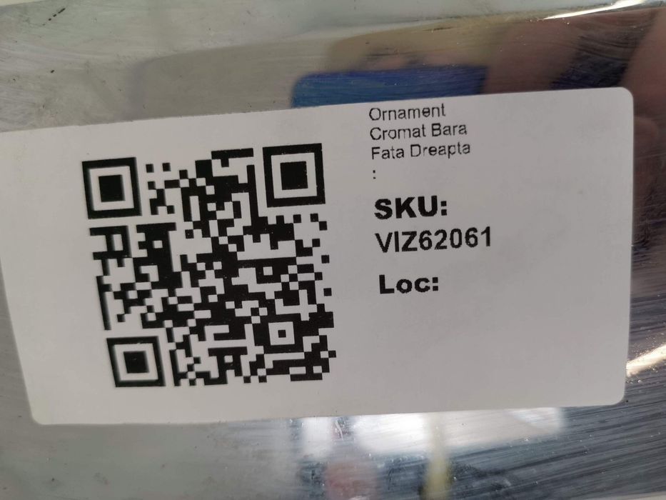 Хромиран Орнамент Десен Преден Ръб Митсубиши Л200 / Mitsubishi L200 Ор