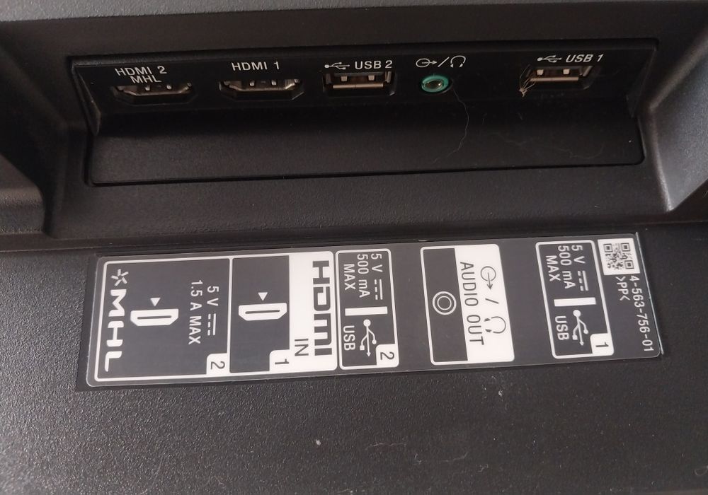 Большой 4К смарт телевизор Sony 140см.