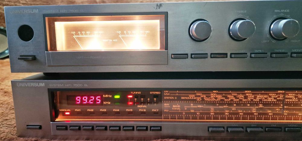 Universum V-2315 statie cu wumetre pe ace, T-2314 Tuner - Vandut