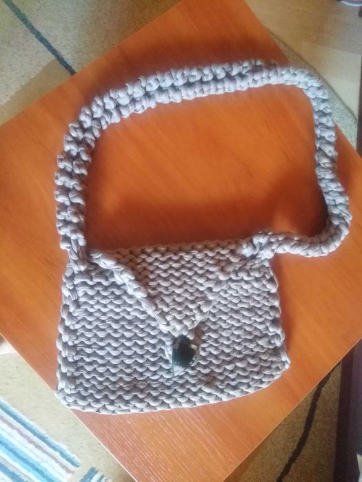 Плетена дамска чанта