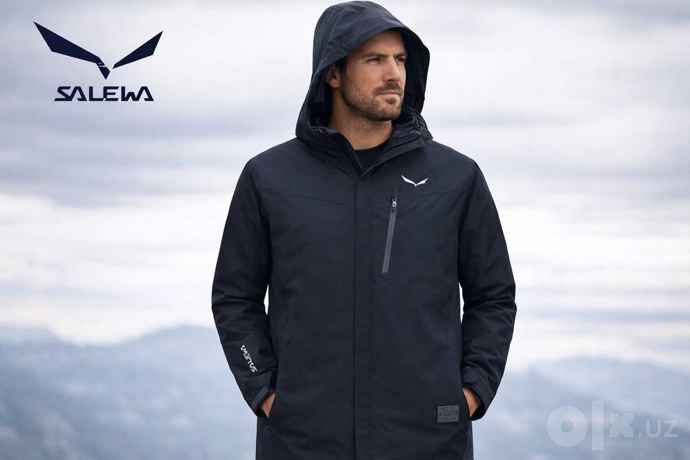 SALEWA (Германия) мужская зимняя куртка для холодной погоды с флисом