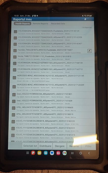 Tester diagnoza thinkdiag 2 + tableta Samsung + Diagzone / Launch x431