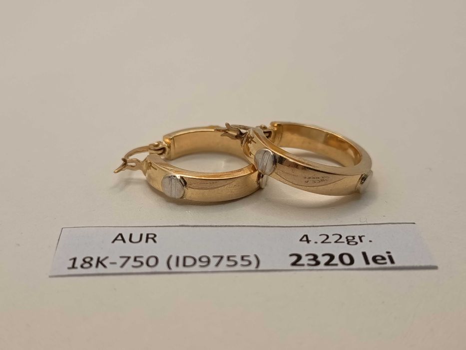 Cercei aur 18 Karate (4.22 grame) ID9755