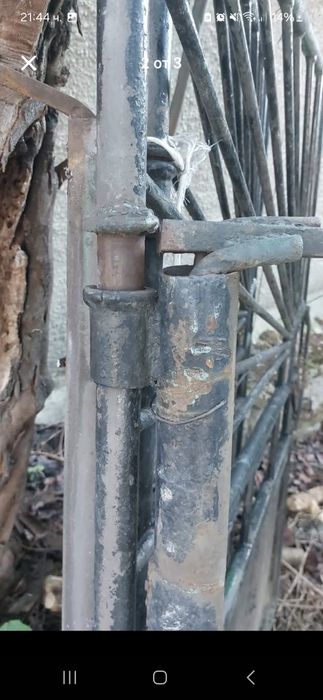 Метална входна гаражна врата 1,80х1,80 2бр.