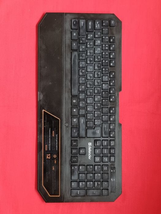 Бесппроводная клавиатура defender без usb  радиопорта, на запчасти
