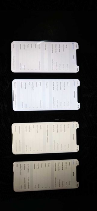 4x iPhone X / XS 64GB / 256GB – unele fără Face ID