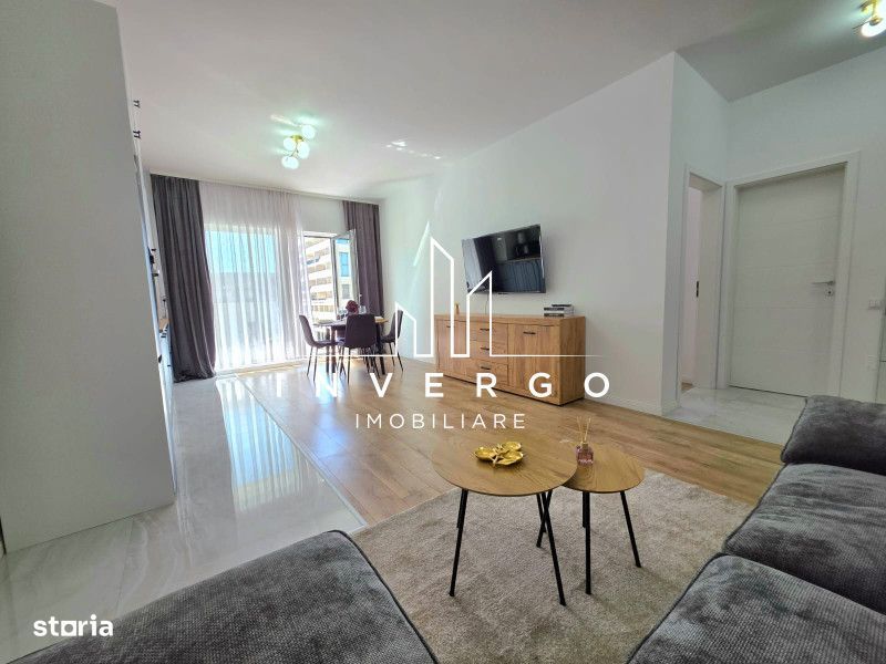 Apartament in bloc nou, 2 camere, de inchiriat, in Floresti