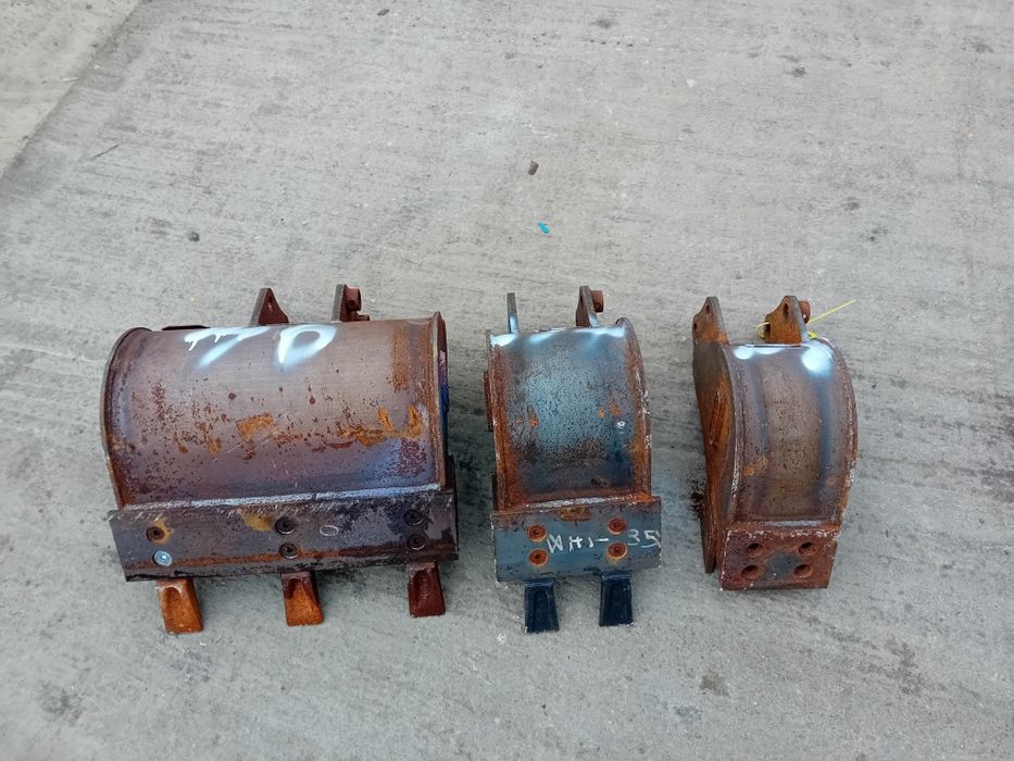 Set cupe 17 22 45 cm microexcavator bolt 25mm