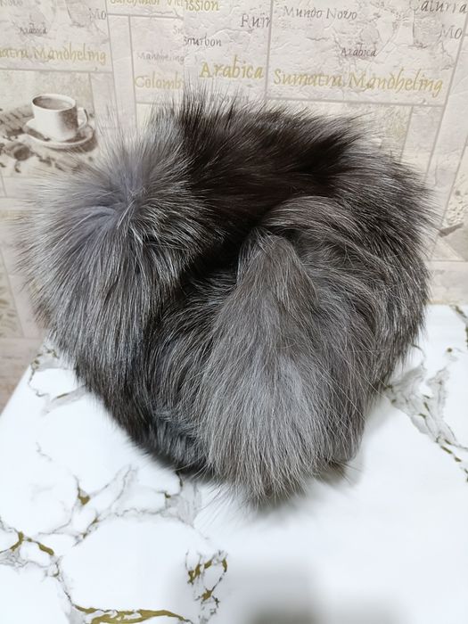 Шапка новая чернобурка