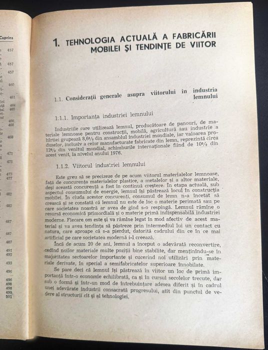 Tehnologii Moderne în Fabricarea Mobilei - Ediția a II-a (1982)