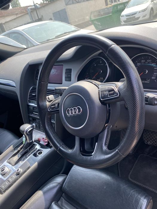 3 лъчев S line волан Audi Q7 2013 пера Airbag кръгъл аербег