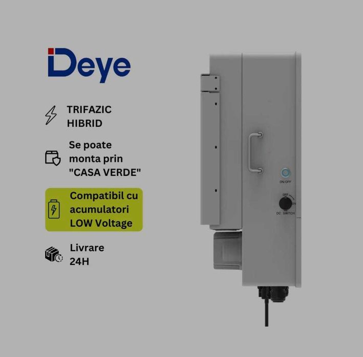 Invertor Hibrid  Monofazat Deye 6 kW SUN-6-SG05LP1-EU