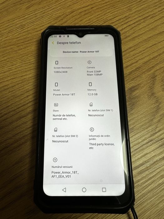 Telefon iHunt. Utilizat