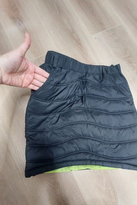 Юбка стеганная теплая