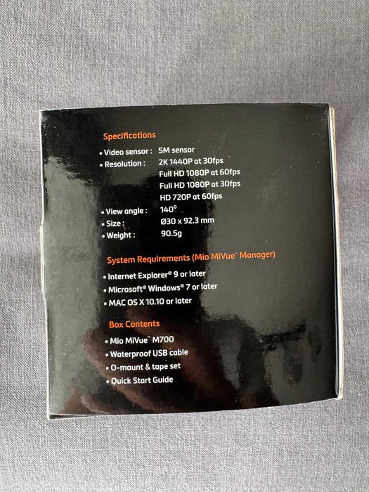 Camera moto DVR Mio MiVue M700