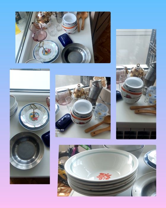 Посуда бу 3000тг за все